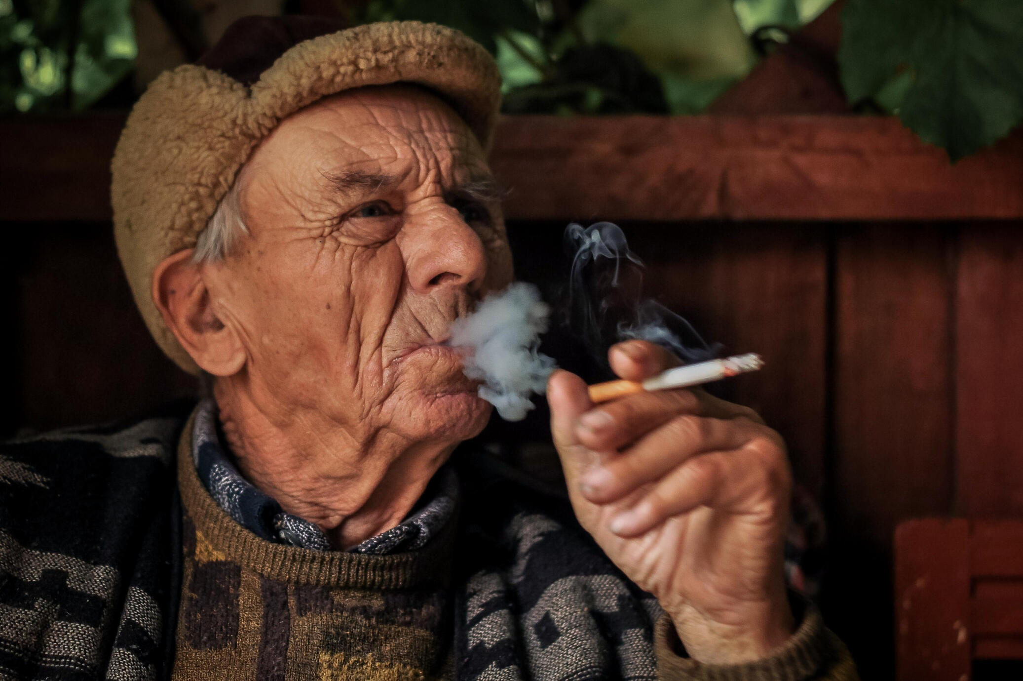 90 years old man...100% relax